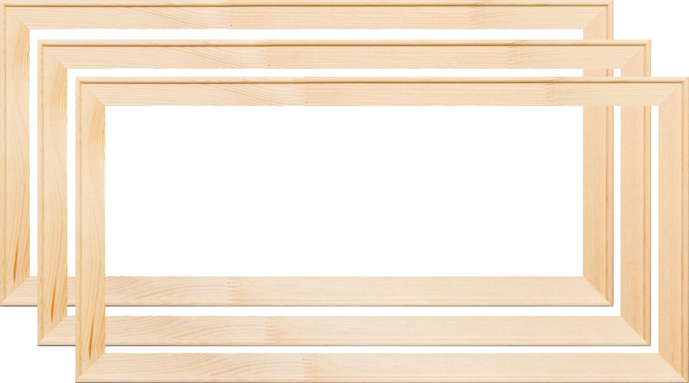 Глухой подрамник 30x65 см. сеч. 40х18 мм. (3 штуки)