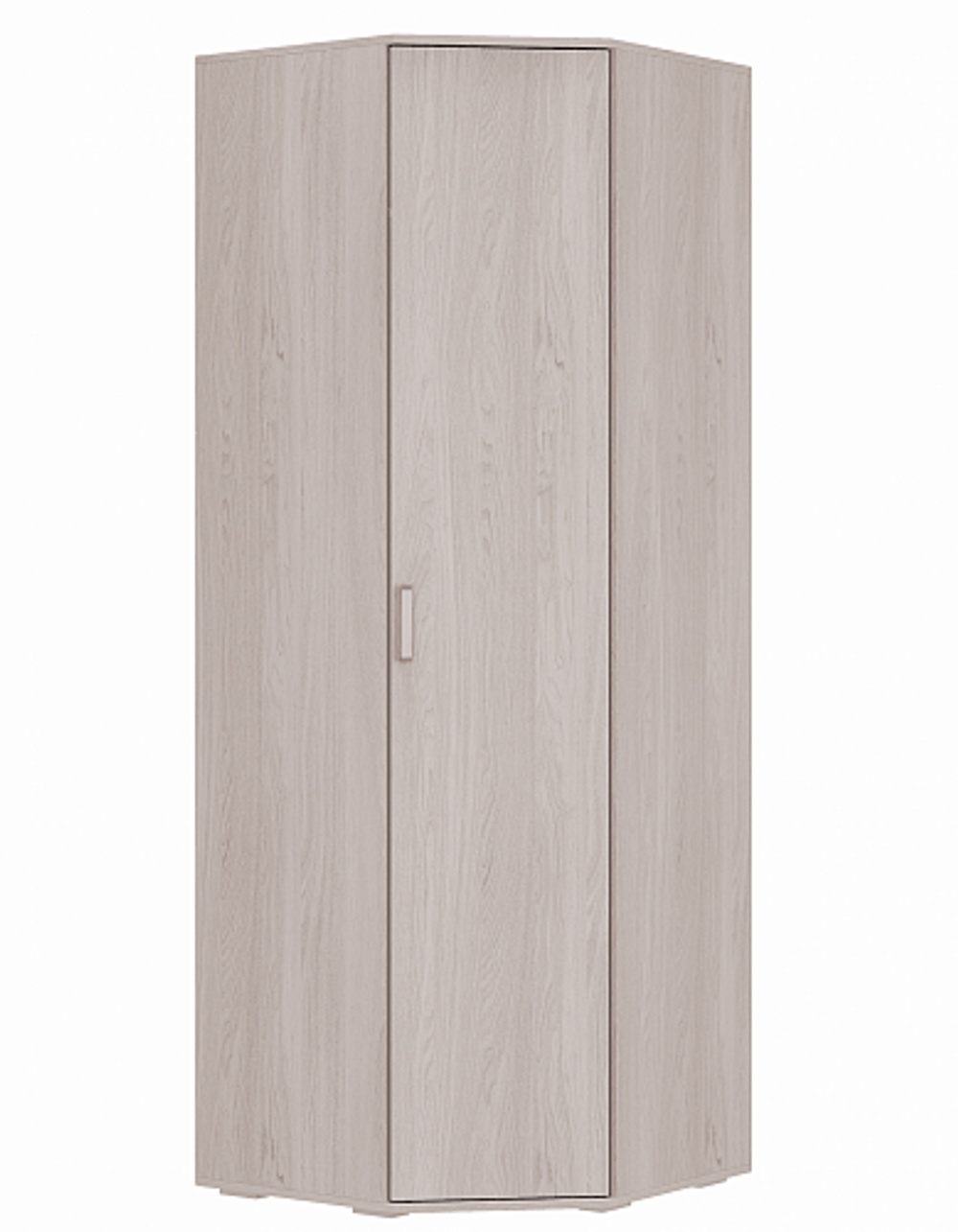 Шкаф угловой для одежды Белла, ясень белый