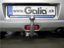 Фаркоп оцинкованный Galia S078A для Suzuki Swift хетчбек 3/5 дверей 2005-2009, кроме 4WD / Opel Agila B 2008-(паспорт и сертификат в комплекте)(без электрики)