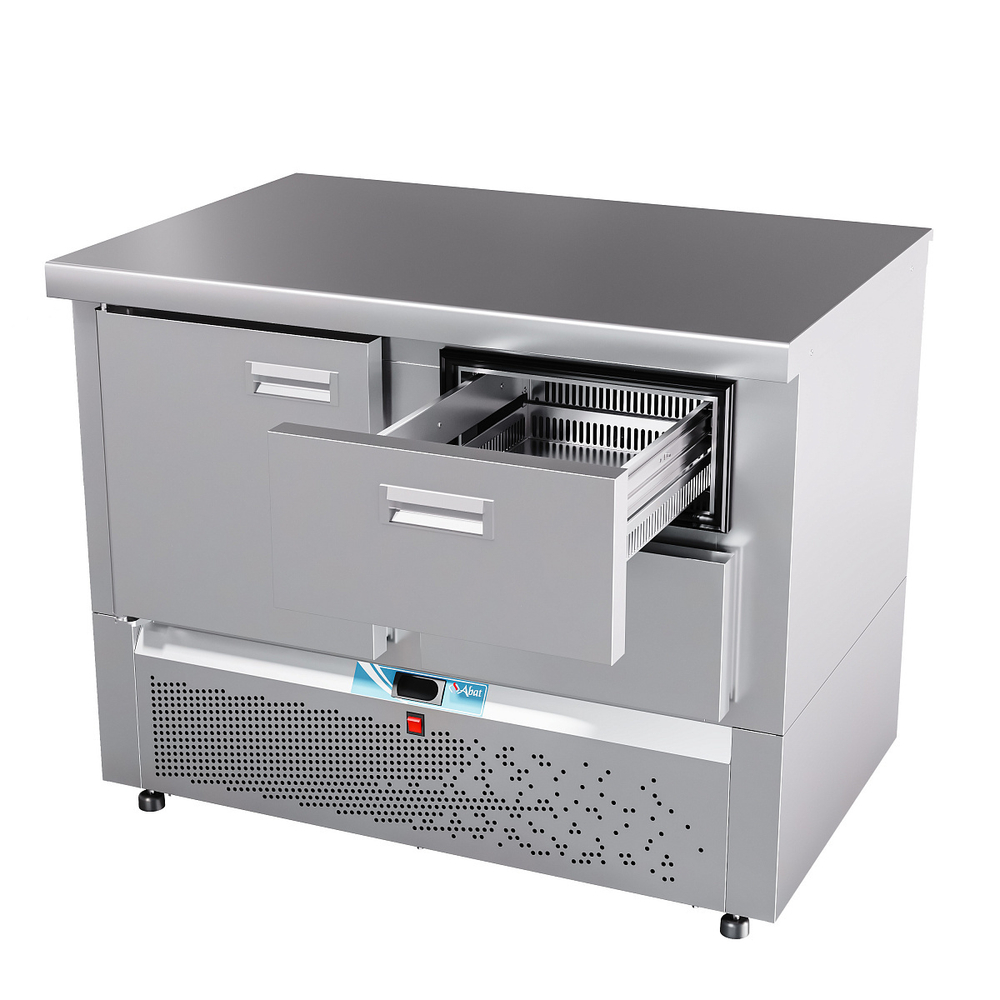 Стол холодильный низкотемпературный СХН-70Н-01 (дверь, ящик 1/2) без борта