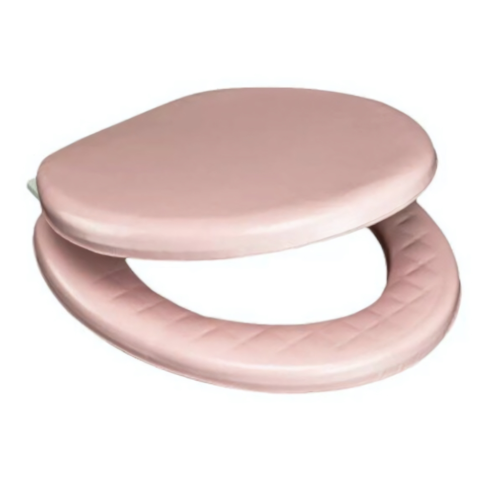 Мягкая крышка-сиденье для унитаза "VANNA LUX" цвет розовый