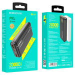 Портативный аккумулятор BOROFONE BJ9A 20000 mAh PD 20W+QC 3.0 (черный)