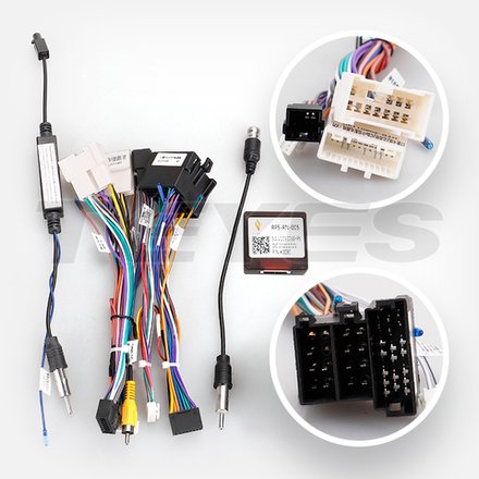 Комплект рамки с разъёмами 9"+can Renault Duster 2010-2015, Nissan Terrano 2014+ - Car-Smart 3050