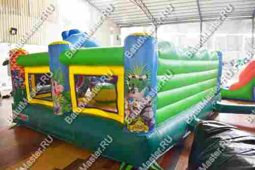 Коммерческий надувной батут "Зверинец", 4,5*4,5*2,5 м