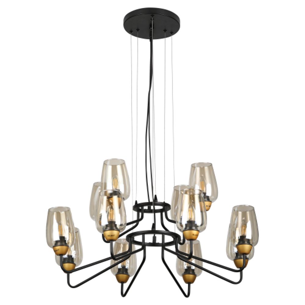 Люстра Rivoli Gera 4065-212 12 х E27 40 Вт дизайн | Rivoli