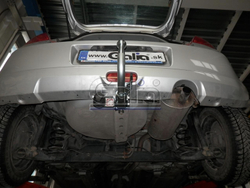 Фаркоп оцинкованный Galia S078A для Suzuki Swift хетчбек 3/5 дверей 2005-2009, кроме 4WD / Opel Agila B 2008-(паспорт и сертификат в комплекте)(без электрики)