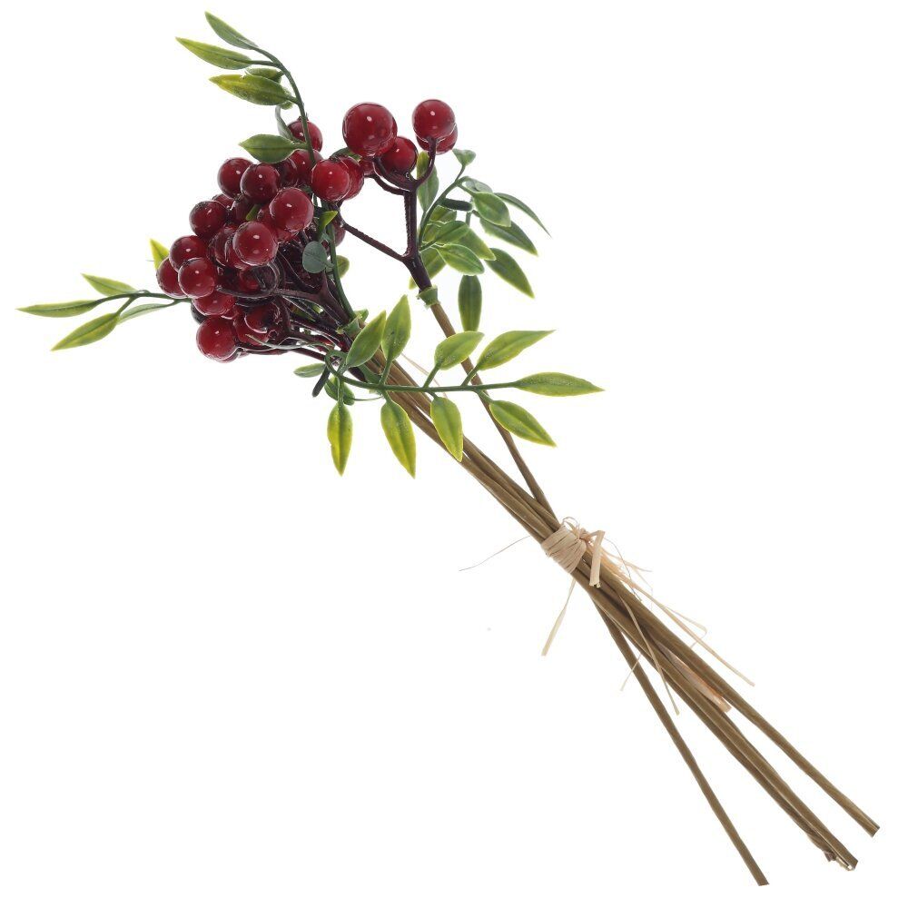GAEM Ветки искусственные "Букет Рябины", L6 W6 H25 см
