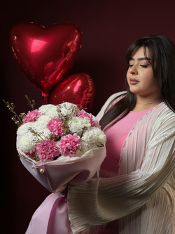 Сборный букет «Дыхание любви»