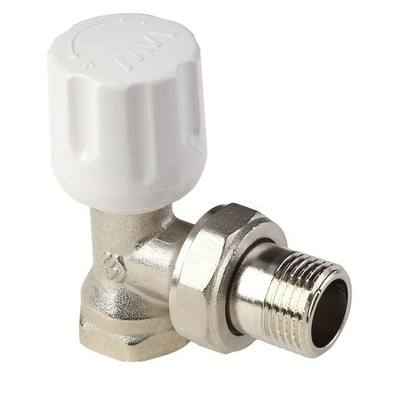 Вентиль радиаторный регулировочный угловой 1/2" MVI