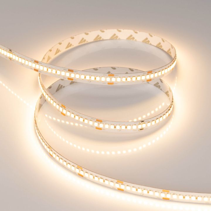 Светодиодная лента Alright 22W/m 240LED/m 2835SMD теплый белый 5M 038746