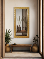 Зеркало в багете "Шагрин", 50х95 см