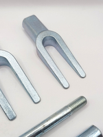 Съемник шаровых опор вилочного типа и рулевых тяг, вилка (5 предметов). Набор вилочных съемников шаровых соединений