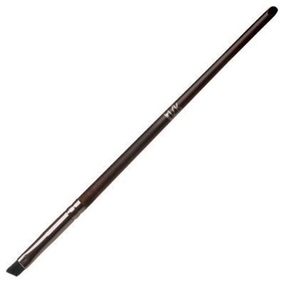 Evabond Кисть макияжная скошенная для бровей, натуральный шелк