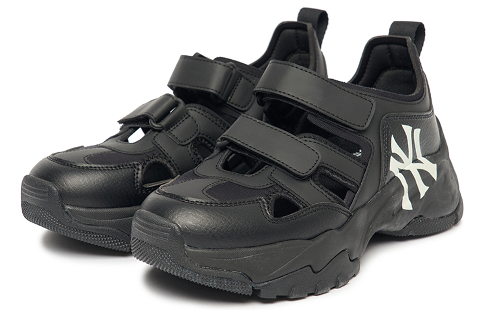 MLB Sandal Chunky Mask Casual Breathable River Trekking Shoes Unisex Black