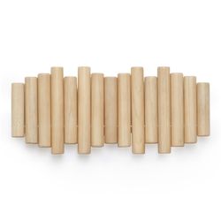 Вешалка настенная Picket, 5 крючков, натуральное дерево