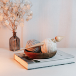 Опорное веретено для прядения из древесины сибирского кедра 280 мм. B78