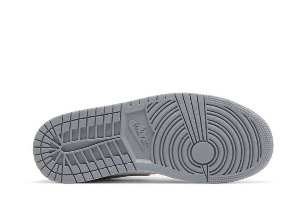 Кроссовки Jordan Air Jordan 1 Mid "Grey Sail" Dior2.0 (Женская размерная сетка)