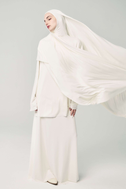 Юбка база широкая белая