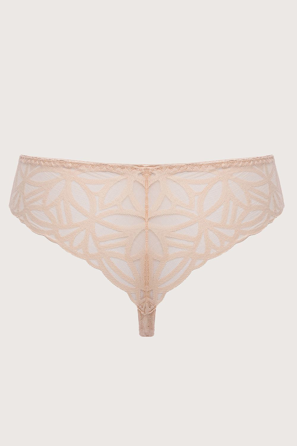 Трусики-стринги с завышенной талией Sugar Dune (Размер: 44) (Цвет: телесный)