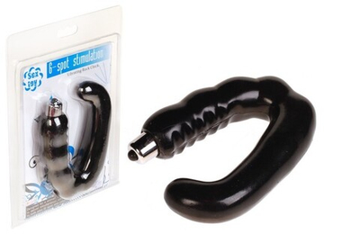 Гибкий клиторально-вагинальный G-стимулятор G-spot Stimulator (Цвет: черный)