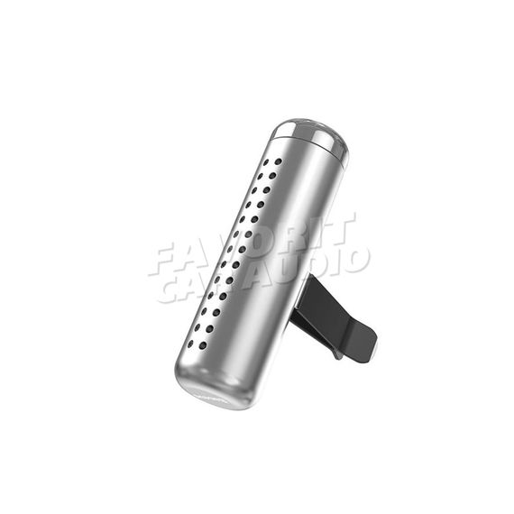 Ароматизатор Baseus Horizontal Chubby металл серый