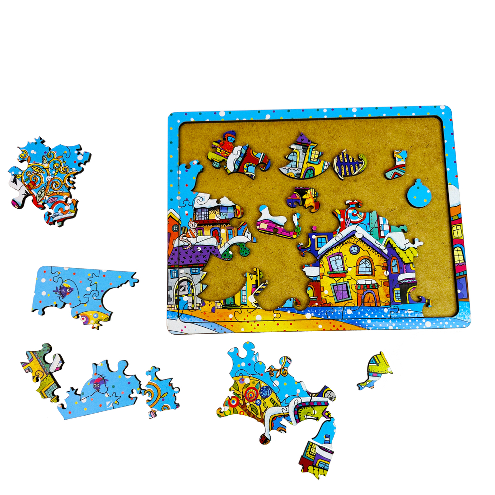 Детский новогодний подарок с символом года "Новогодние каникулы"