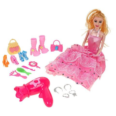 Кукла тип модель, с аксесс. коробка 01328