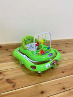 Ходунки "Весело шагать С", 8 силиконовых колес,  муз., игрушки (Alis) (зеленый)