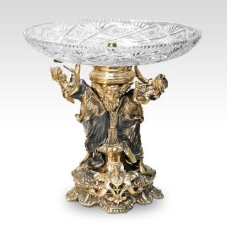 Ваза "День и ночь" (с хрустальной чашей)