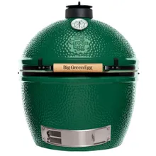 Керамический гриль Big Green Egg XL, 61 см, на модульной угловой подставке с тумбой и дополнительной секцией