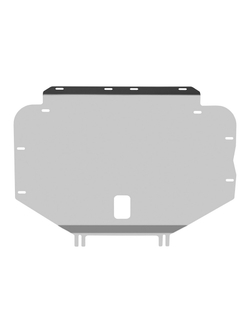 Защита картера и коробки передач (с креп.) для HONDA Vezel (2013-н.в.) 1.5 гибрид АТ FWD правый руль (алюминий, 3 мм)  NLZ.18.33.030A