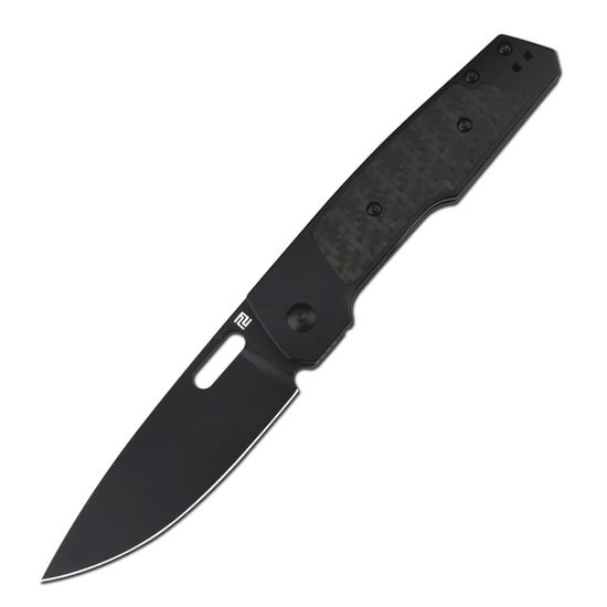 Нож Artisan Cutlery 1874G-BCF Gambit Queen с клинком из стали CPM-S90V, рукоять Titan / Carbon