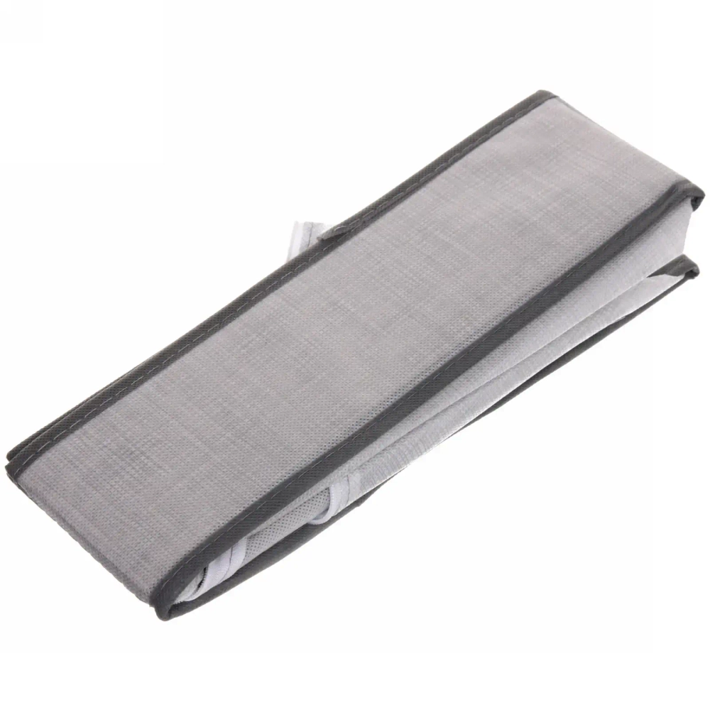 Кофр - органайзер для хранения вещей «ЭФОЛТ», цвет пыльно - серый, 7 отделений, 32*32*10см✦