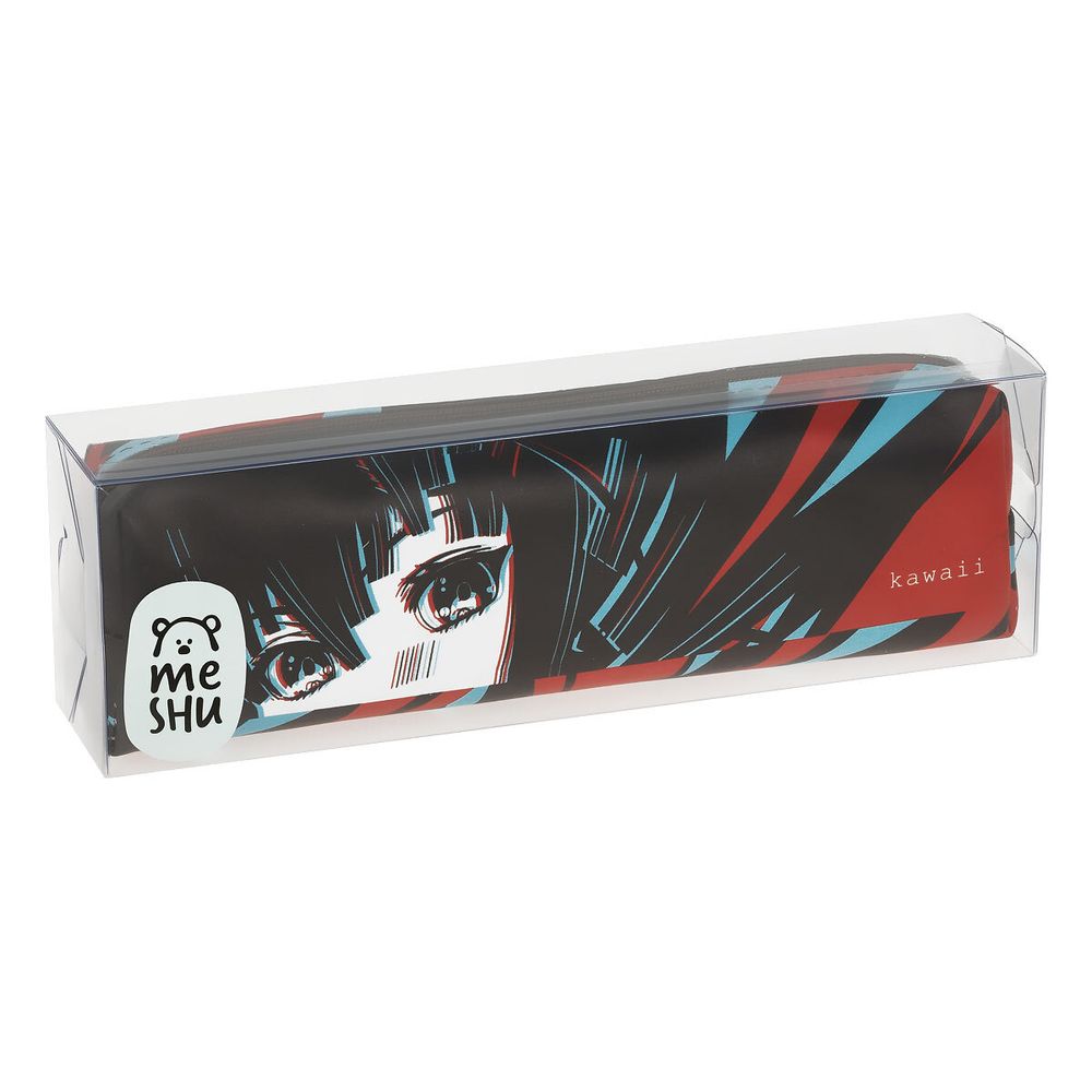 Пенал мягкий 200*55*40 MESHU "Kawaii", искусственная кожа