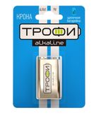 Элемент питания ТРОФИ 6LR61 BP1 9V Крона (23179)