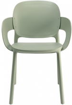 Кресло пластиковое Scab Design Hug Go Green, зеленый шалфей