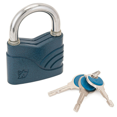 Замок навесной Авангард ВС2Л-80 Екатеринбург "Блюз" d11мм синий