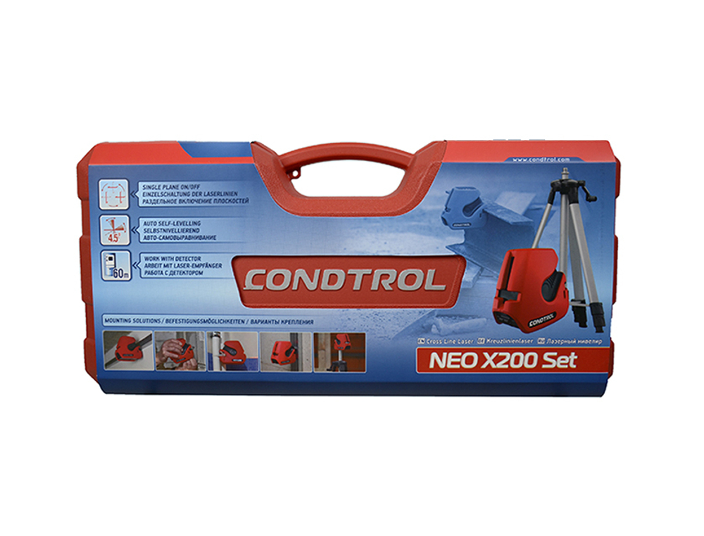 Лазерный уровень Condtrol линейный Neo X200 set