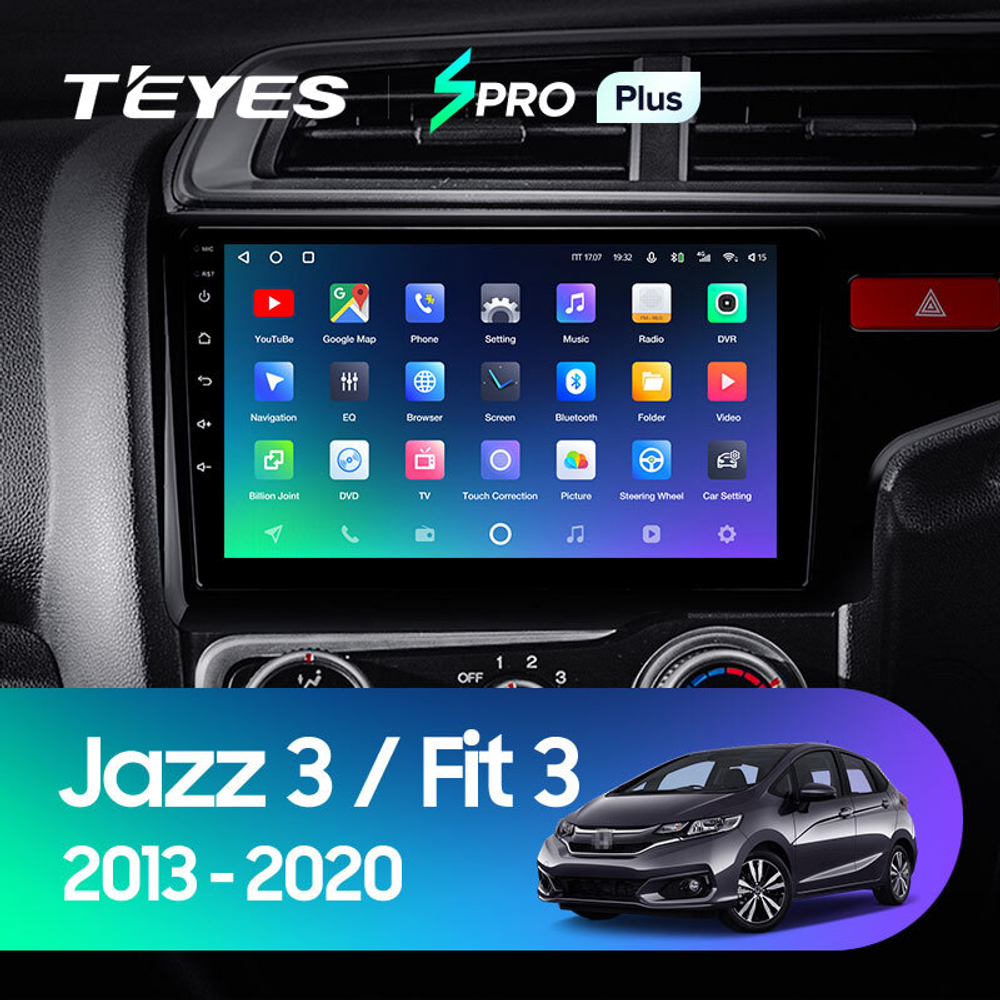 Teyes SPRO Plus 9" для Honda Fit, Jazz 3 2013-2020