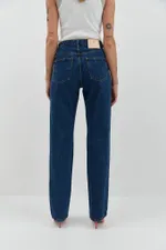 Джинсы женские Miracle Apparel 2255 Straight Dark Blue