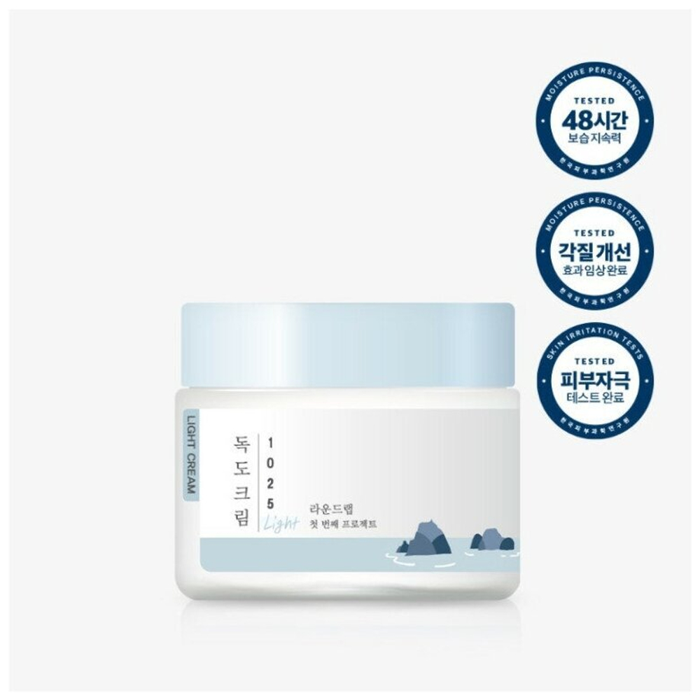 Round Lab Крем увлажняющий - 1025 Dokdo cream, 80мл с морской водой