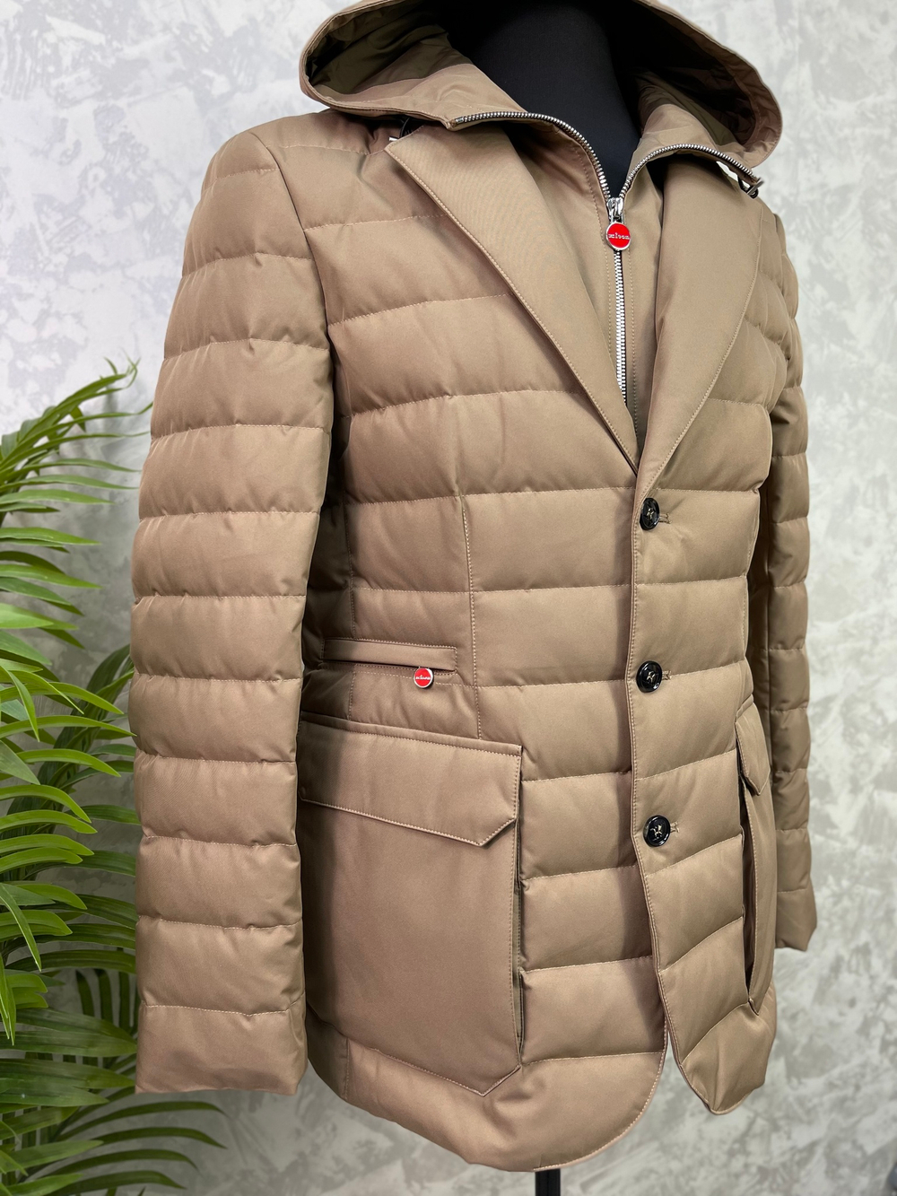 Пуховик с подстёжкой Kiton