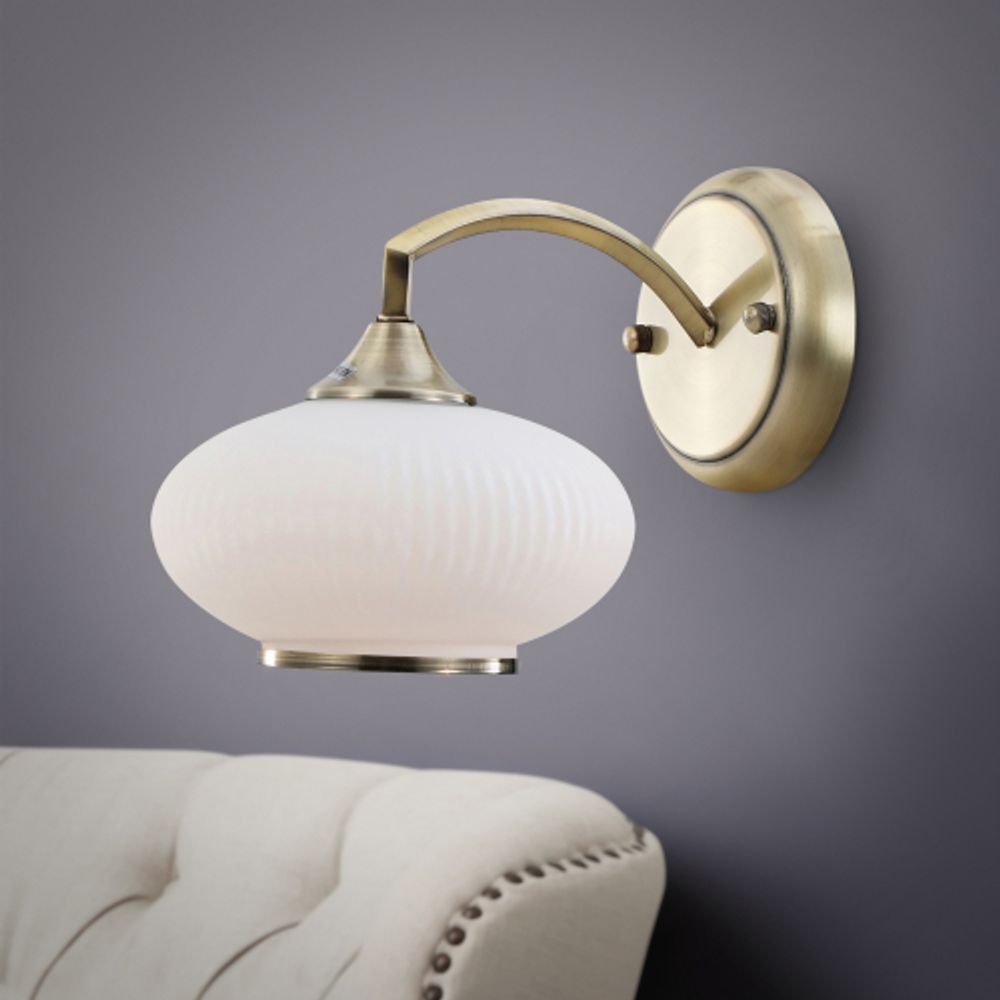 Бра светильник Rivoli   2077-401 настенный 1 х Е27 60 Вт классика