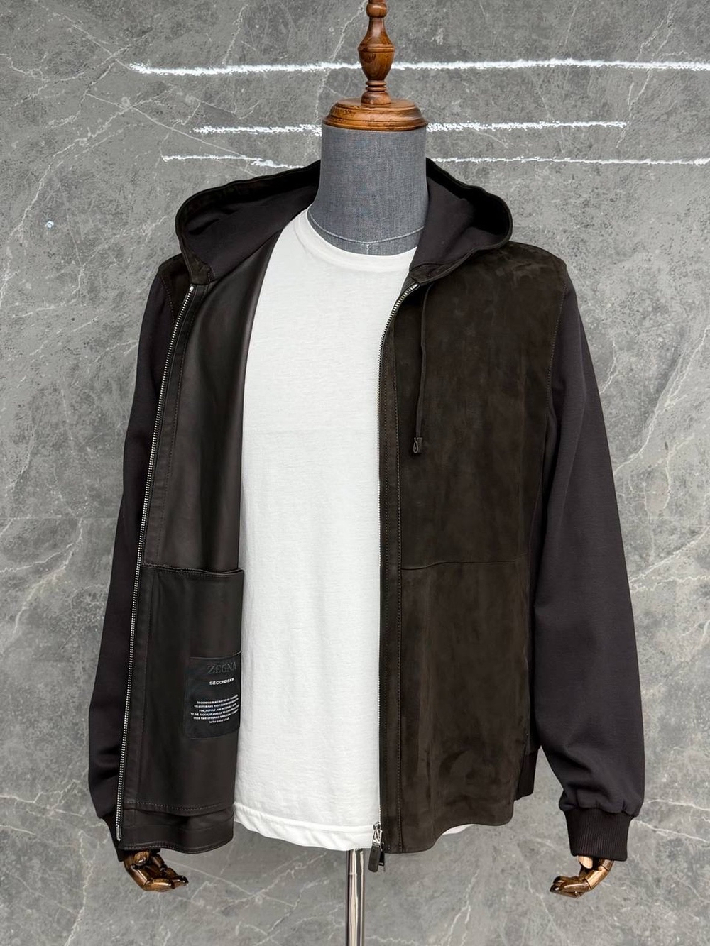 Замшевая куртка Ermenegildo Zegna