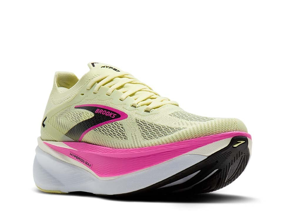 Кроссовки для бега женские Brooks Hyperion Max 3 W Желто-розовые