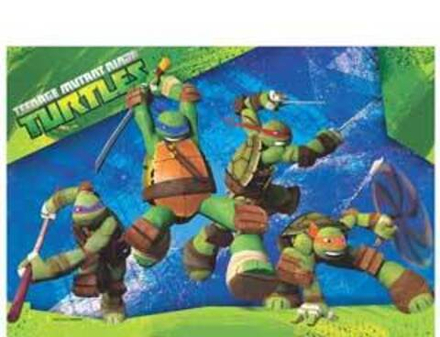Скатерть Черепашки Ниндзя 140 на 260см.