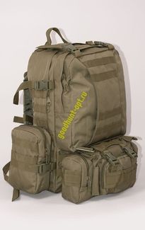 Рюкзак тактический 55 л с подсумками Олива
