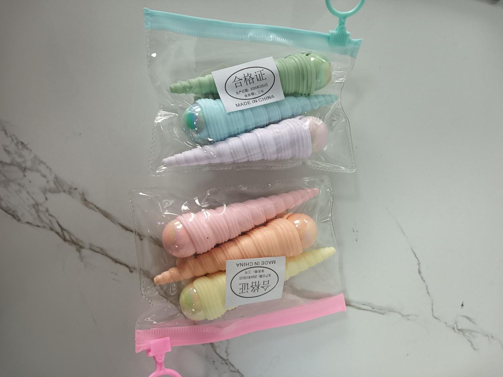 Набор текстовыделителей 3шт. "Жемчужина", в ПВХ пенале, 3 цвета микс