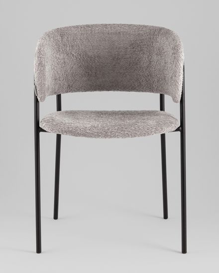 Кресло Нэлли New, букле светло-серый