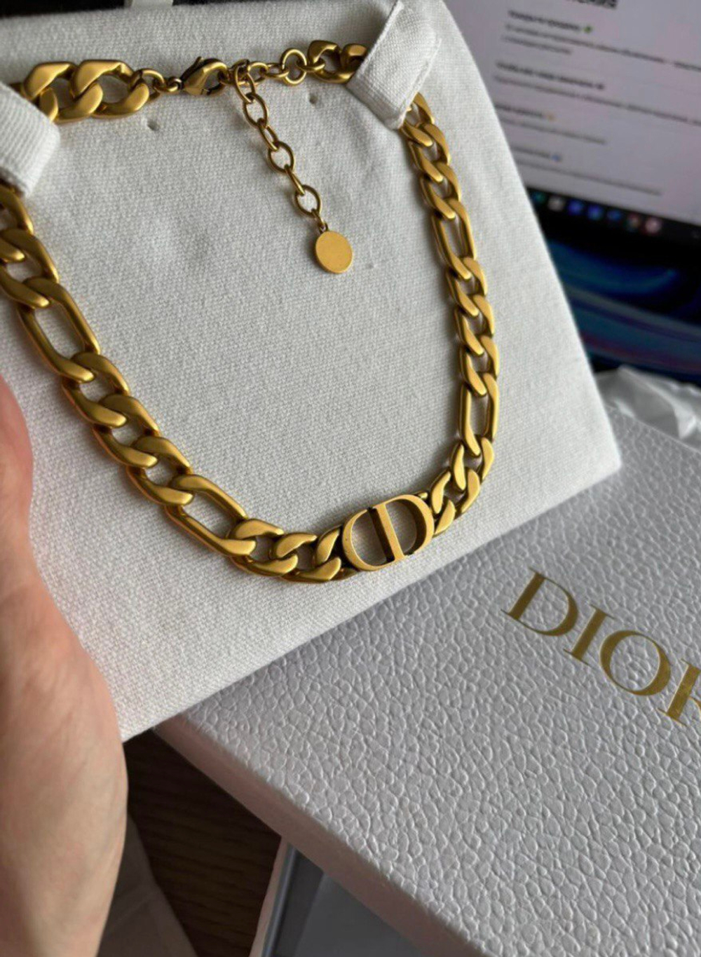 Цепочка-чокер Christian Dior
